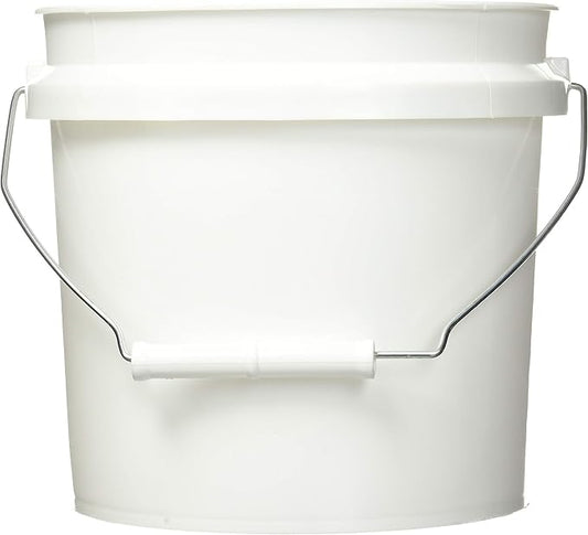 Leaktite 744456 1-Gallon White Plastic Pail Paint Pail/Container