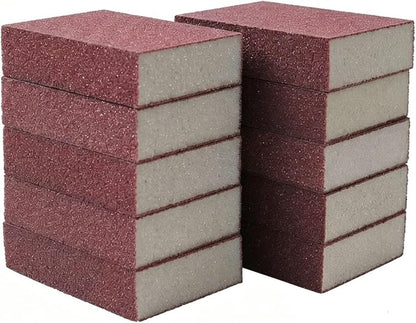 4 Pieces of Magic Emery Cleaning Sponge, Kitchen Magic Cleaning Sponge, Rust and Grease Remover, for Removing Rust Spots, Kitchen and Bathroom Cleaning Tools(10PCS)