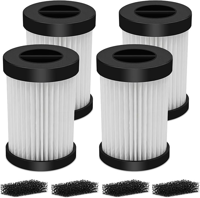 Mattress Vacuum Replacement Filter Compatible with FEPPO Mattress Vacuum Cleaner(LW-P1012).HEAP Filter-4Pack