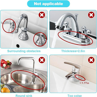 Folding faucet mat for kitchen sink-sink splash guard behind faucet-silicone kitchen faucet mat-faucet draining mat of sink accessories with button lock