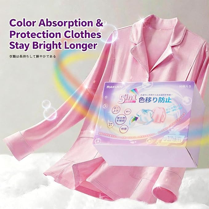 Fragrance Free Dye Catcher Sheets for Laundry - 90 Count, Color Grasper & Dye Guard, Prevents Color Bleeding & Transfer, In-Wash Sheets Essential for Protecting Clothes (1, 90OZ)