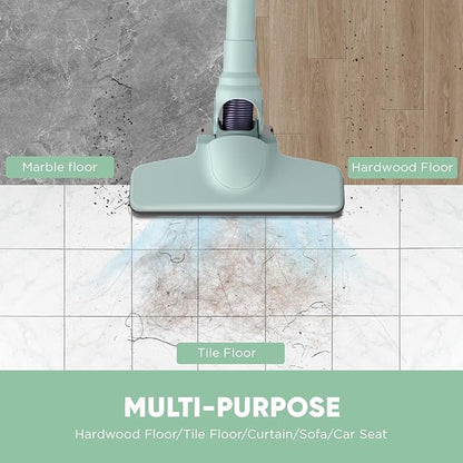 KEROMEE Stick Vacuum Cleaner, Corded Handheld Vacuum Cleaner Mini Electric Broom for Pet Hair Hardwood Floor Cat Litter Cleaning (13ft-Cord)