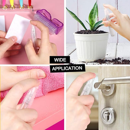 Teenitor Mini Spray Bottle 20PCS, 10ml Perfume Bottle Empty Perfume Atomizer, Plastic Perfume Travel Refillable Sample Bottle, Fine Mist Spray Bottles