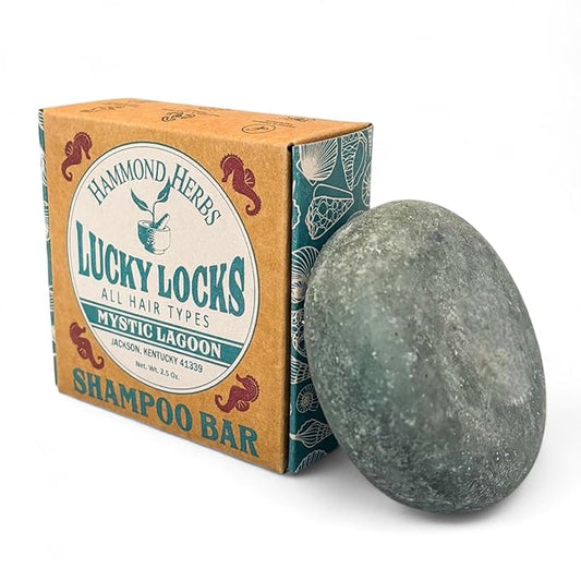 Lucky Locks | Mystic Lagoon | Natural Shampoo Bar | Zero Waste Hair Care | Sulfate Free