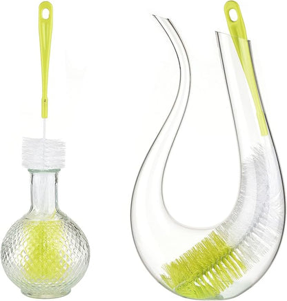 ALINK 16 inch Long Bottle Brush Cleaner for Washing Wine/Beer/Sport Well/Thermos/Glass, Hummingbird Feeder and Long Narrow Neck Sport Bottles