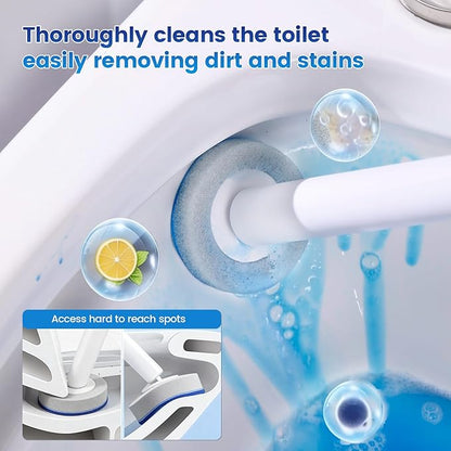 JUDRDO Toilet Wand Refills,Toilet Refill Pads, Disposable Toilet Brush Heads for Toilet and Bathroom Cleaning
