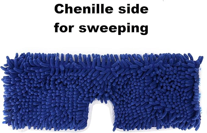 Tidy Monster 3 Pack Mop Refills Compatible with O-Ceda Dua-Action Microfiber Mop, Replacement Mop Heads for Dry/Wet Use, Machine Washable Double Sided All Surface Cleaning