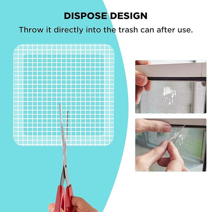 35 Pack Disposable Floor Drain Stickers, Hair Drain Stickers Disposable Shower Drain Hair Catcher Bathroom Accessories Bathtubs Mesh for Bathroom,Kitchen,Shower,Laundry (Square-35PC)