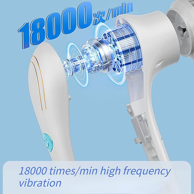Electric Scrubber, Handheld Cleaning Brush, Includes 5 Replaceable Heads, Bathroom, Kitchen, Floor, Dish, Shoe, Glass - Multifunctional Home Accessory