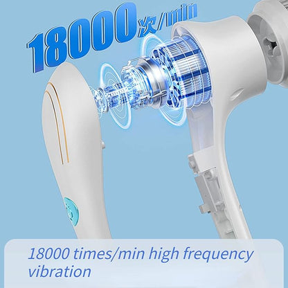 Electric Scrubber, Handheld Cleaning Brush, Includes 5 Replaceable Heads, Bathroom, Kitchen, Floor, Dish, Shoe, Glass - Multifunctional Home Accessory