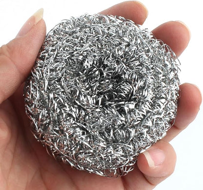 Ruilogod Steel Wire Kitchen Bowl Dish Pot Scrubber Scourer Cleaning Washing Ball 2 Pcs (id: b19 2b6 078 547 794