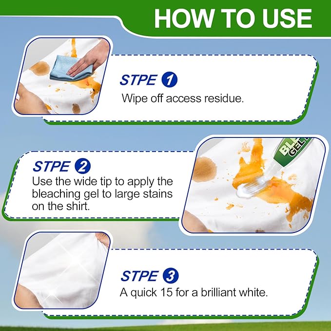 Msvvko Bleach Gel Pen for Clothing, Laundry Stain Remover