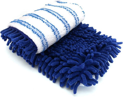 Tidy Monster 3 Pack Mop Refills Compatible with O-Ceda Dua-Action Microfiber Mop, Replacement Mop Heads for Dry/Wet Use, Machine Washable Double Sided All Surface Cleaning