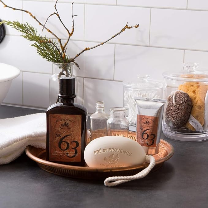 Pre de Provence No.63 Men's Collection, Soap on a Rope