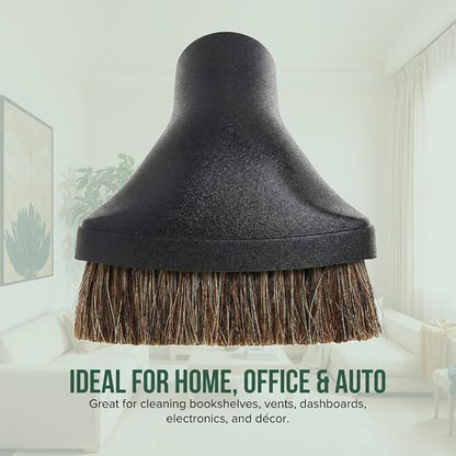 Selgo Universal Vacuum Cleaner Dusting Brush with Horse Hair Bristles, Fits All Cen-Tec Models, Black (Cen-Tec Dust Brush), Pack of 10