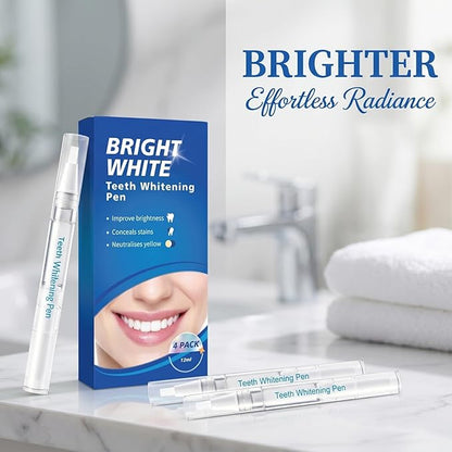 Teeth Whitening Pen - No-Sensitivity Professional Gel, Stain Remover for Brighter Whiter Teeth