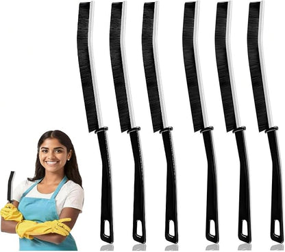 6 PCS Crevice Cleaning Brush,Hard Bristle Crevice Cleaning Brush,Crevice Cleaning Tool is Effective to Clean the Small Gap of Kitchen, tolilet and Windows. (6pcs)