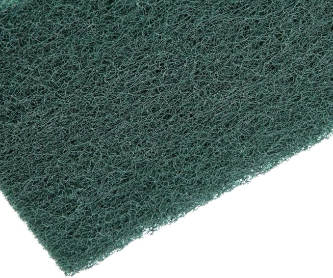 5pcs Industrial Abrasive Sponge Scourer Pads for Cleaning, Finishing & Surface Prep – Coarse Green Heavy-Duty Scrubbing Sponges for Metal, Wood, Painted Surfaces