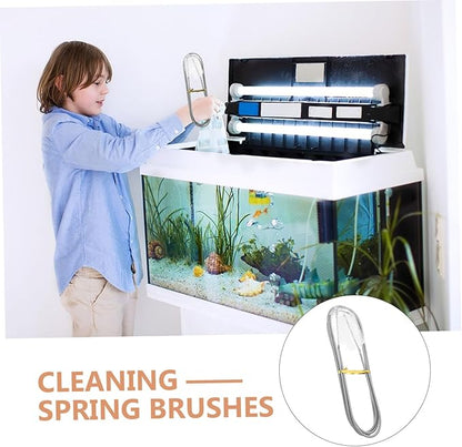 Flexible Double-Ended Aquarium Tube Brush Drain Cleaning Brush for Sink Shower Hose Long Handle