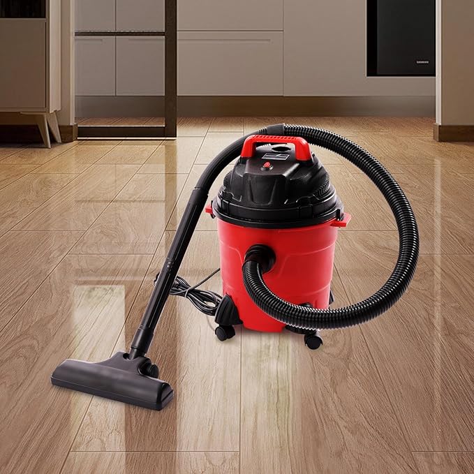 Wet/Dry Vacuum Cleaner, Portable Heavy-Duty Shop Vacuum 3 in 1 Function with Attachments for House, Heavy-Duty Portable Wet/Dry Vac Car Vacuum for Workshop, Jobsite, Garage and Home Cleaning