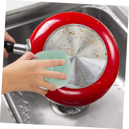 12pcs Kitchen Scrubbers Ball Dawn Dish Detergent Safe High Performance Cleaning Balls for Cookware Random Color
