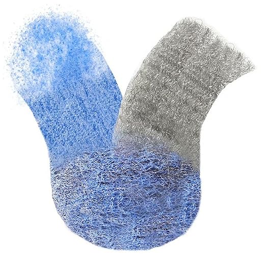 10 PK Steel Wool Soap Pads - Metal Scouring Cleaning Pads for Dishes, Pots, Pans, and Ovens - Pre-Soaped scrubbing Pad for Easy Cleaning of Dishes, Pans, Ovens and Pots (Blue, 8x6x2cm)
