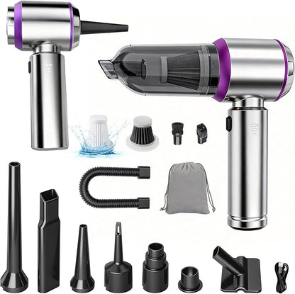 Cordless Handheld Car Vacuum, 22000PA Strong Suction Mini Vacuum, 100000 RPM Brushless Motor, 4-in-1 Portable Vacuum for Car Detailing, Pet Hair, Home, Office, Sofa, Carpet, Stairs, Couch