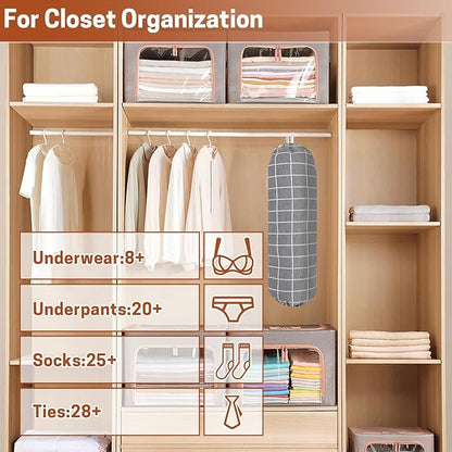 SWISSELITE 2Pcs Plastic Bag Holder, Reusable Plastic Bag Organizer Wall Mount, Large Grocery Bag Storage Dispenser, 22x9 IN