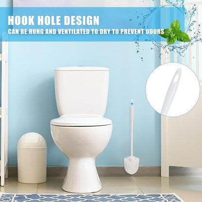 Tioncy 30 Pcs 14.2 Inch Toilet Brush Commercial Heavy Duty Toilet Bowl Cleaning Scrub Long Scrubber for Bathroom Cleaning Supplies