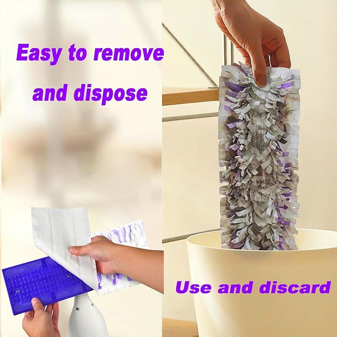 30 Pack Disposable Power Mop Pads for Swiffer Power Mop - 5X Cleaning Power Multi-Surface Floor Cleaning Mop Pads, Compatible with Swiffer Wet Pads Refill, 12 Layers Thickened Durable