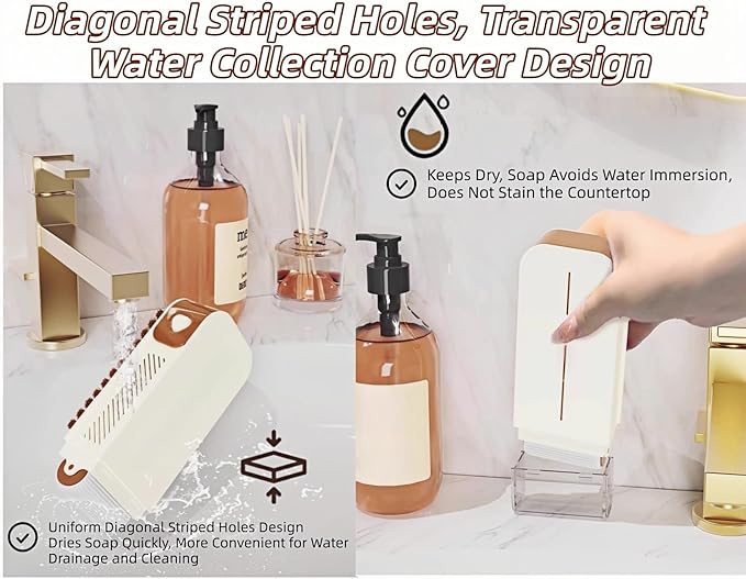 Travel Soap Case, 3-in-1 Leak Proof Soap Holder with Brush & Lathering Roller, Portable Container for Laundry & Shoe Washing, Ideal for Travel, Camping, Gym, Dorm (Multicolor)
