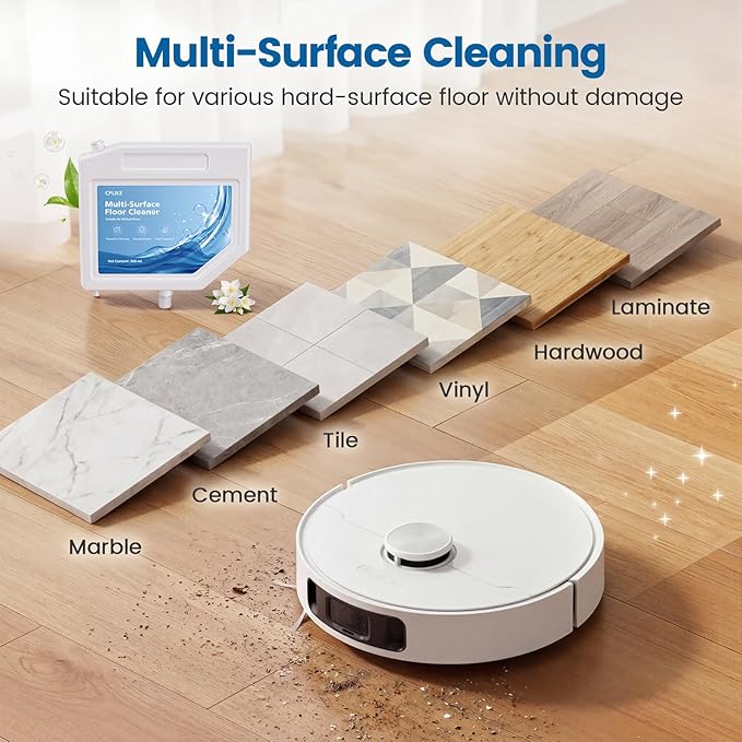 CPLIKE Floor Cleaning Solution Compatible with Dreame L10s Ultra Robot Vacuum Mop, L10S Ultra Detergent Refills, Multi-Surface Cleaner for Hard Floors, 10.14 Fl Oz (3 Pcs