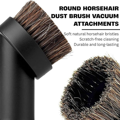 for Shark Vacuums: Hardwood Floor Brush Head, Horsehair Dust Brush Attachment plus Vacuum Extension Wands (for Shark Rocket HV300 HV301 HV322 HV320 & UV725, UV900 & Rotator NV500 NV501)