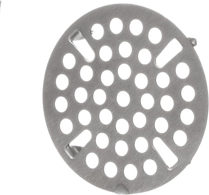 OCS Parts Set of 3 Commercial Kitchen Sink Flat Strainers | Universal Fit 3-Inch Stainless Steel Strainer | Fits Most 3 Tier Compartment Sinks (3-Pack)