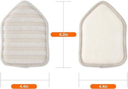 CLEANHOME Microfiber Replacement Pads 3 Pieces Suitable for Tub Tile Scrubber Brushes（ASIN:B09GF2LSZ8)
