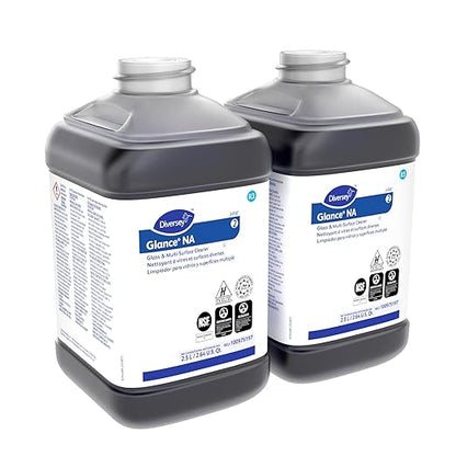 Glance 100975197 Non-Ammoniated Glass & Multi-Surface Cleaner, for Streak Free Windows, JFill Concentrate, 2.5-Liter (Pack of 2)