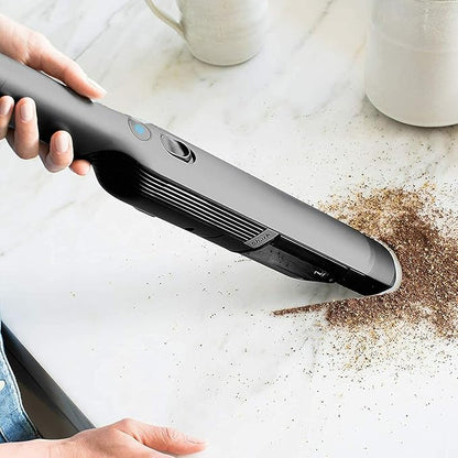 Shark WV201 WANDVAC Handheld Vacuum Lightweight at 1.4 Pounds with Powerful Suction, Charging Dock, Single Touch Empty and Detachable Dust Cup (WV201BLK Black) (Renewed)