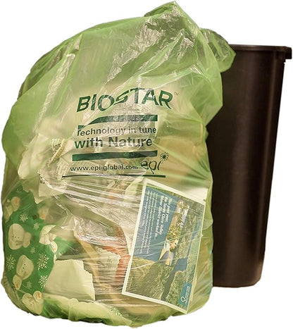 Reli. Biodegradable 13 Gallon Trash Bags | 800 Count Bulk | ASTM D6954 | Green | Eco-Friendly | Oxobiodegradable Under Certain Conditions (See Product Description)