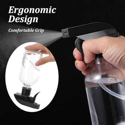 Gjinxi 10Pcs 10oz Spray Bottle for Hair, Plastic Empty Spray Bottles for Plants, Mist/Stream Heavy Duty Water Spraying Bottle with Adjustable Sprays Nozzle BPA Free Refillable Containers for Cleaning