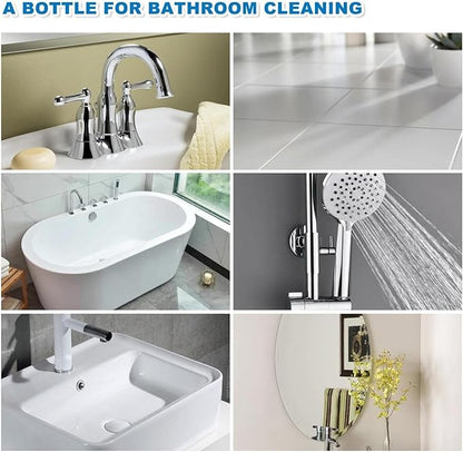 Bathroom Descaler Cleaner, Powerful Stubborn Stains Cleaner, All-Purpose Bathroom Descaler Foam Spray for Bathroom Toilet Bath Shower Glass Cleaner (1, 3pc)