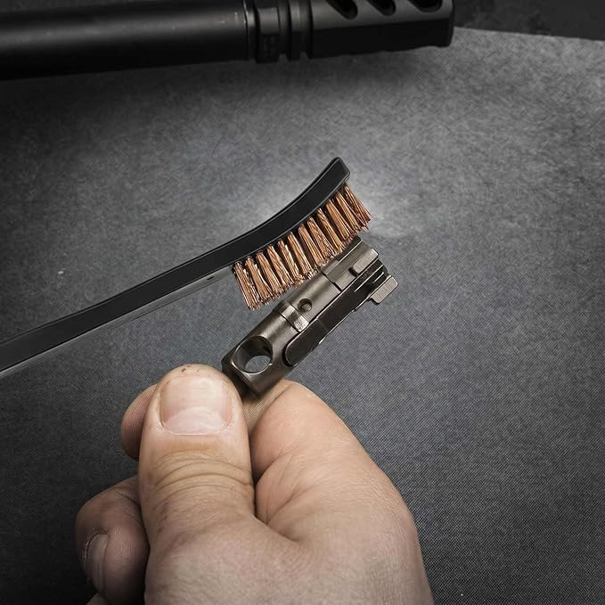 20 Pack Miaozhun Double-Ended Gun Cleaning Brush, 7 Inch Phosphor Bronze Bristle Brushes, Gun Cleaning Supplies Kit, All Purpose Crevice and Detail Cleaning Brushes