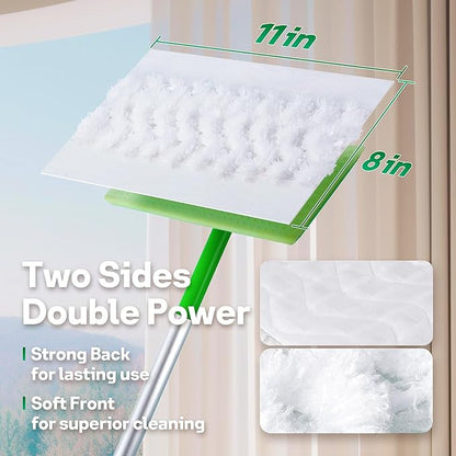 AIR U+ Dry Mop Pads for Swiffer Sweep and Mop, Heavy Duty Pet Dry Sweeper Refills, Sweeping Cloths for Cleaning Hardwood Floor Dust and Hair, Disposable, Unscented, 30 Count