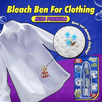Bleach Pen For Clothing, Clothing Bleached DIY Design, Bleach Pen, Bleached GelPen, Stain Remover Pen, Mold Stain Remover Gel, DIY Personalized Clothing, Instantly Remove Stains, Pearl White.