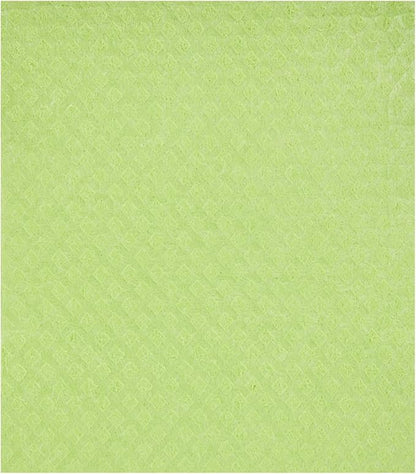 Restaurantware Swedish Dishcloths Pack of 200 Cellulose Reusable Absorbent Green Kitchen Towels, Washable Quick-Dry Dish Towels, Sustainable Cleaning Cloths Super-Absorbent Biodegradable Odorless