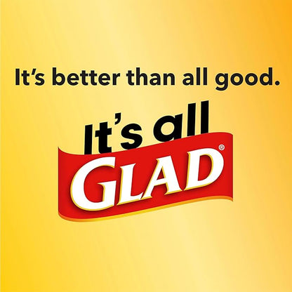 Glad ForceFlex Tall Kitchen Drawstring Trash Bags, 13 Gal, Pine-Sol Original, 40 Count (Pack of 2)