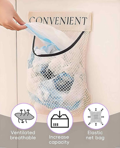 2 Pack Grocery Bag Holder for Plastic Bags, Shopping Bag Storage Dispenser under Sink with Sticky Wall Mount
