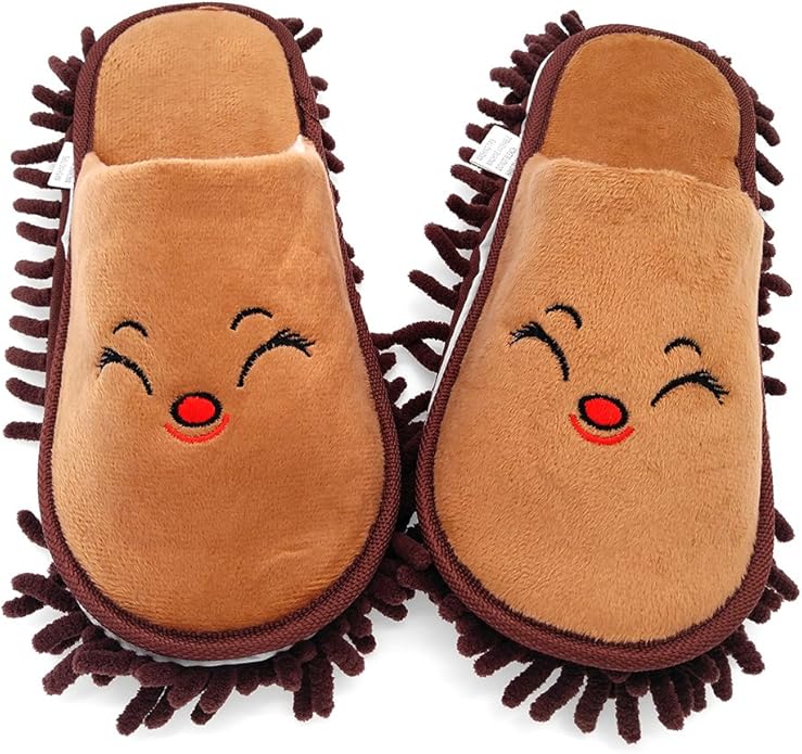 Selric Super Chenille Microfiber Washable Mop Slippers Shoes, Detachable Mopping Shoes, Floor Dust Dirt Hair Cleaner, Multi-sizes Multi-Colors Available