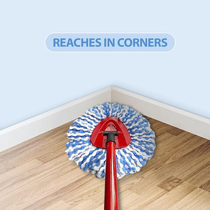 Nuorest Spin Mop Replacement Heads, Microfiber Mop Refills, Easy to Replace (6 Heads)