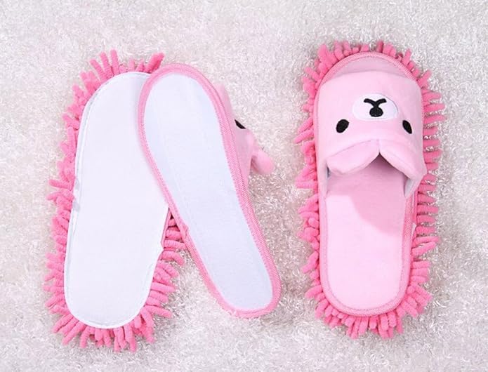 Selric Super Chenille Microfiber Washable Mop Slippers Shoes, Detachable Mopping Shoes, Floor Dust Dirt Hair Cleaner, Multi-sizes Multi-Colors Available