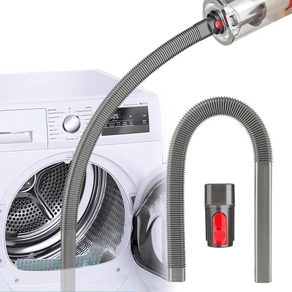 Dryer Vent Lint Removal Tool Vacuum Attachments Hose for Dyson GEN 5 V15 V12 V11 V10 V8 V7 Detect Outsize Slim Absolute Cyclone Vacuum Cleaner Dryer Cleaner Kit Nozzle Crevice Flexible Hose